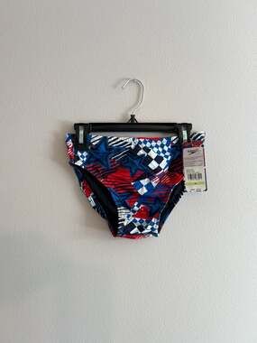 Speedo Men's Overdrive True Cobalt Swim Brief Size 30